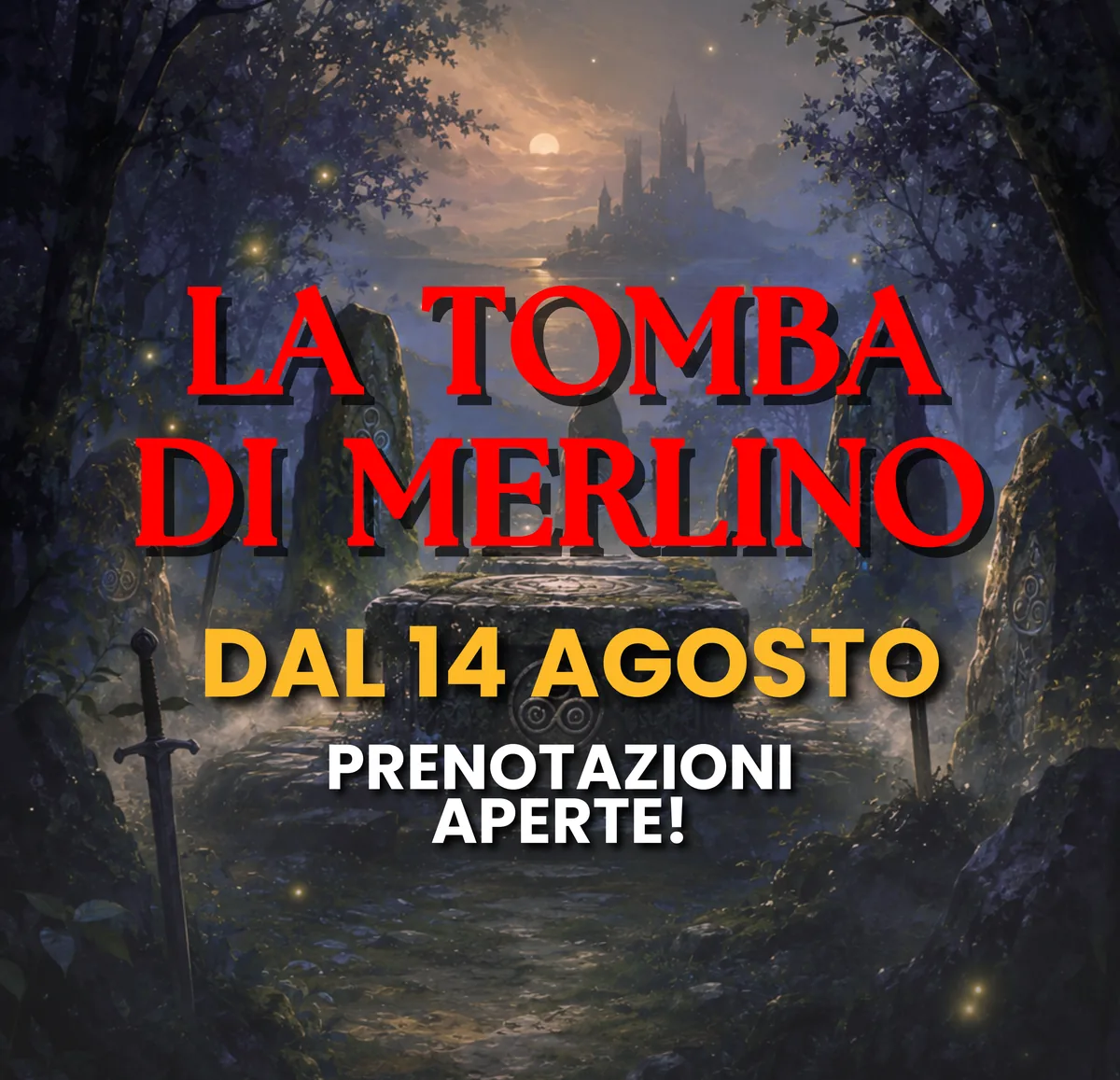 La Tomba di Merlino, escape room all'aperto Adventura