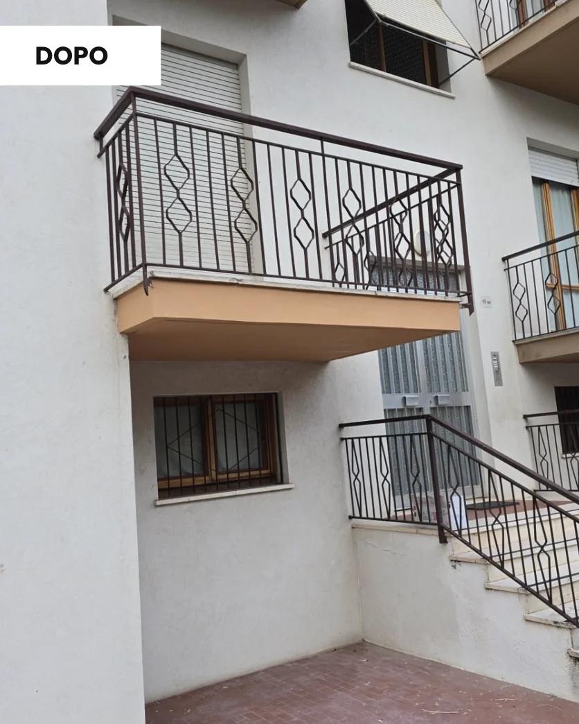 Post Instagram Edil Legend: balcone dopo il rifacimento