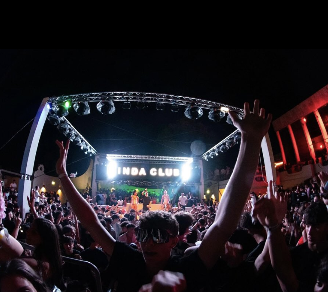 La folla durante una serata In Da Club
