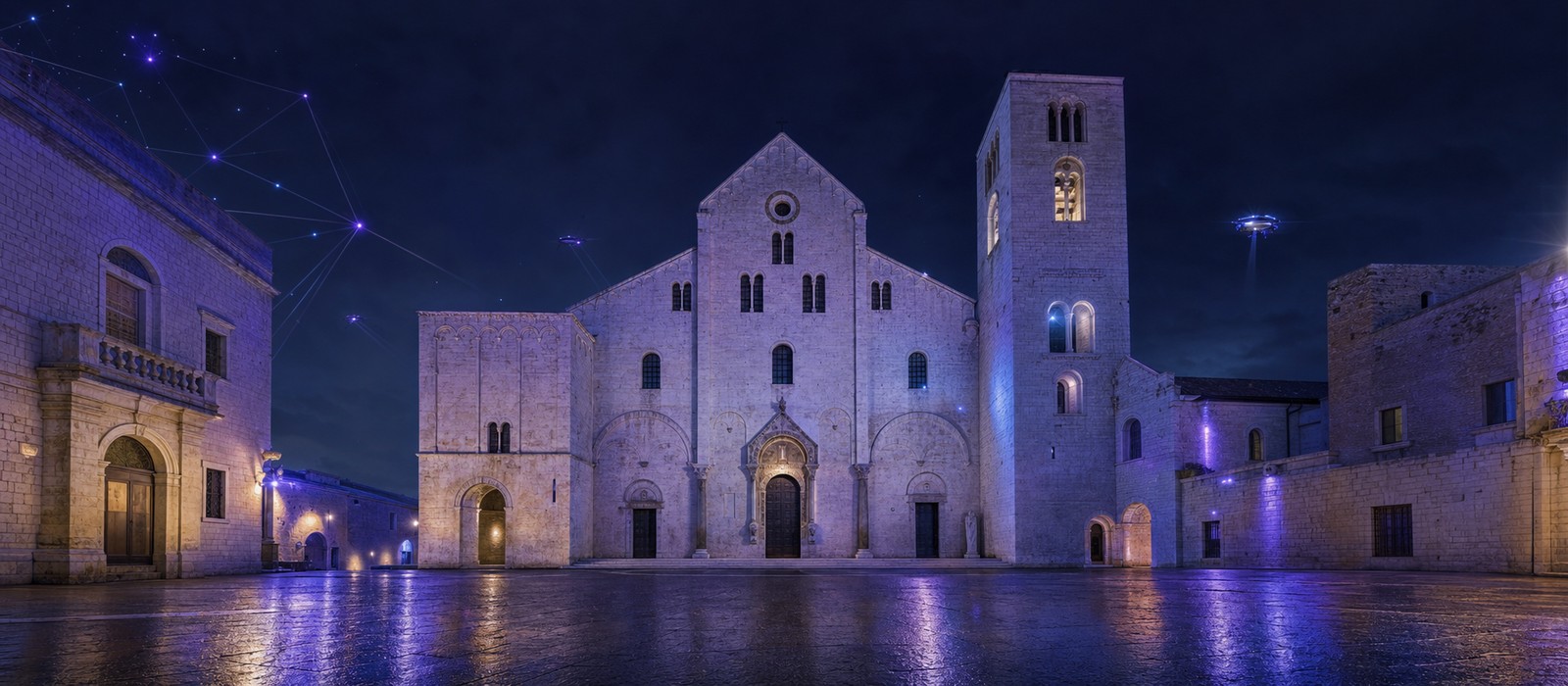 Basilica di San Nicola, Bari, in stile futuristico