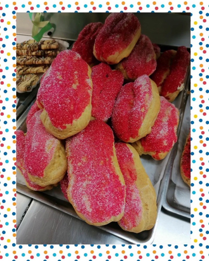 Paste glassate alla fragola