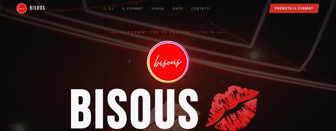 Bisous — sito web