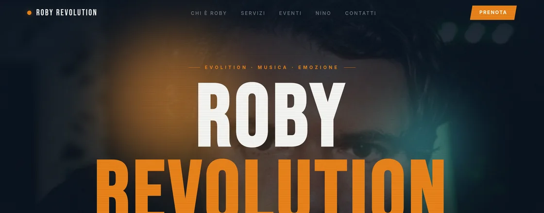 Roby Revolution — sito web