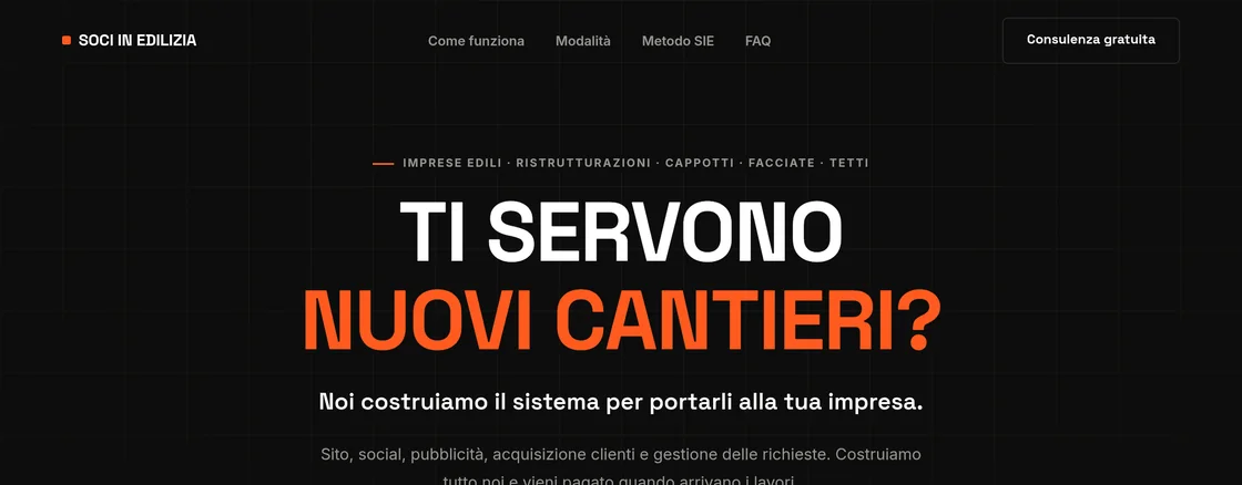 Soci in Edilizia — sito web