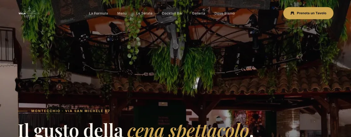 Villa Borghese — sito web